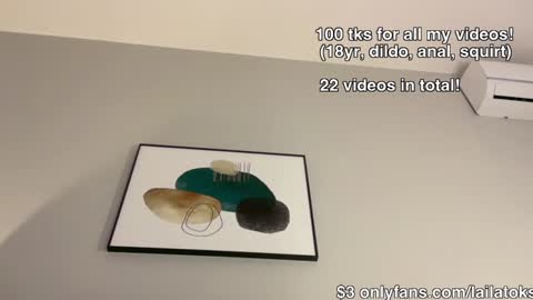 lailatoks - TIP 100 tks  get all my videos 22 VIDEOS SQUIRT PUSSY DILDO online show from 21, 12, 2024