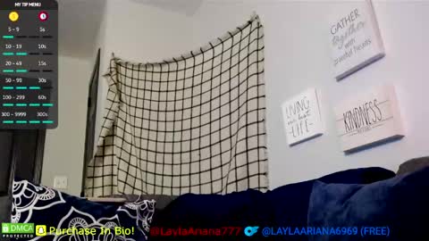 LaylaAriana online show from 1, 5, 2026
