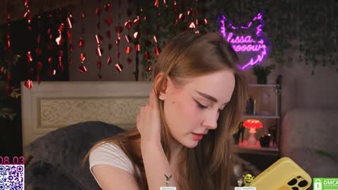 Snapshot of lissa_meooow chatting on 8, 3, 2026 your Liza again. Next stream Dec. 1 at 2 or 3 GMT online show from 8, 3, 2026