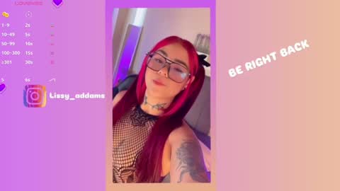 Snapshot of lissy_addams chatting on 26, 2, 2025 Lissy online show from 26, 2, 2025