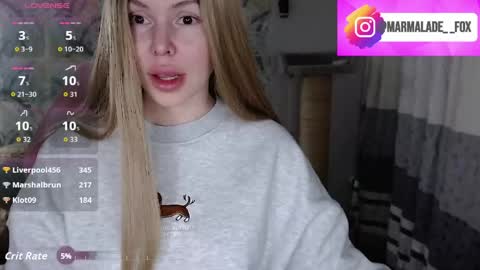 Marmalade Fox online show from 15, 3, 2026