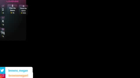 Megan  online show from 27, 9, 2025