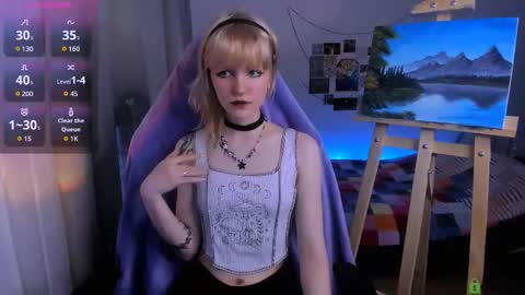 Snapshot of mel_the_drawer chatting on 18, 3, 2026 Mel online show from 18, 3, 2026