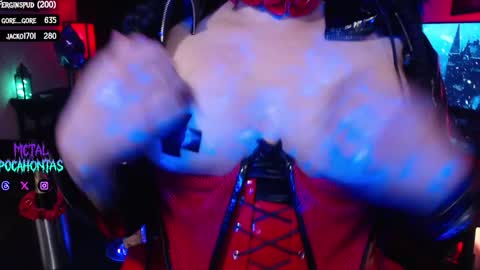 MetalPocahotass online show from 1, 1, 2025