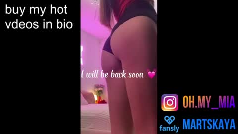 Snapshot of mia4sin chatting on 22, 6, 2026 Mia Martskaya online show from 22, 6, 2026