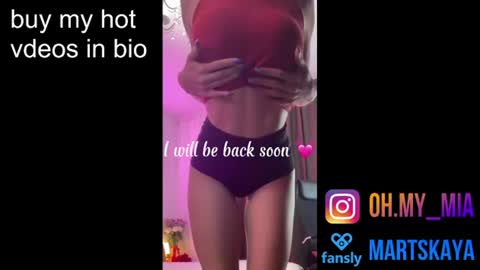 Snapshot of mia4sin chatting on 25, 6, 2026 Mia Martskaya online show from 25, 6, 2026