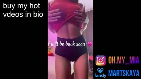 Snapshot of mia4sin chatting on 21, 7, 2026 Mia Martskaya online show from 21, 7, 2026