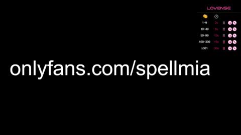 Mia  instagram miasspell online show from 19, 1, 2025