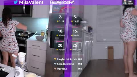 Mila Valentina online show from 22, 2, 2025