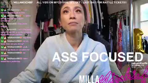 Milla Mischief online show from 30, 6, 2026