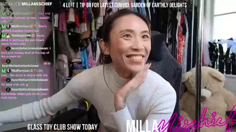 Milla Mischief online show from 31, 7, 2026