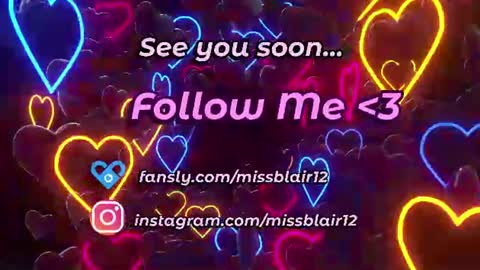 Snapshot of missblair12 chatting on 5, 7, 2026 MissBlair online show from 5, 7, 2026