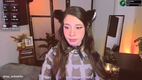 Snapshot of ms_nekoneko chatting on 15, 9, 2025 schedule monday tuesday wednesday thursday - sunday online show from 15, 9, 2025