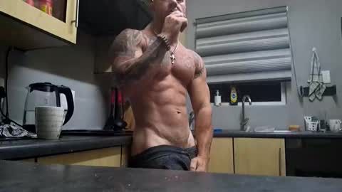 Snapshot of muscledaddy69s chatting on 22, 3, 2026 muscledaddy69s online show from 22, 3, 2026