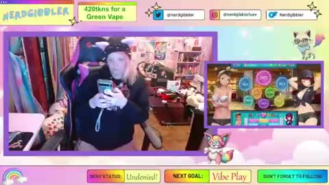 Snapshot of nerdgibbler chatting on 9, 7, 2026 NerdGibbler online show from 9, 7, 2026