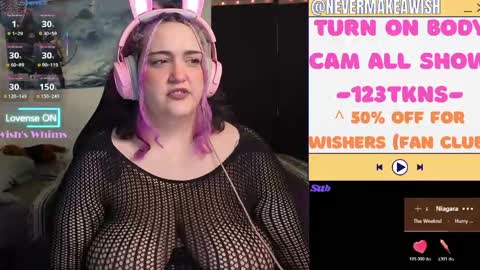 Snapshot of nevermakeawish chatting on 27, 5, 2026 Wishs Playground online show from 27, 5, 2026