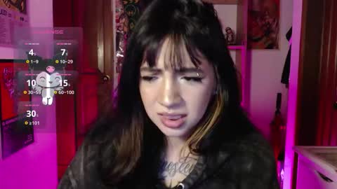 Snapshot of ninfa_ch chatting on 24, 10, 2025 Ninfa online show from 24, 10, 2025