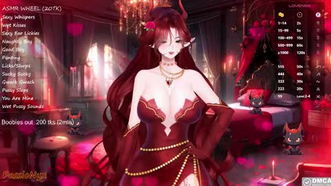 Succubus Nyx online show from 22, 2, 2025