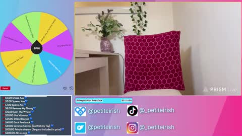 Petite Irish online show from 20, 3, 2026