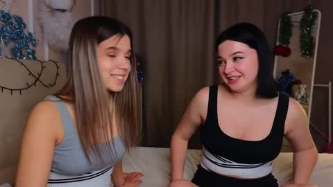 Lora black  and Lili blonde welcome you here online show from 27, 12, 2024