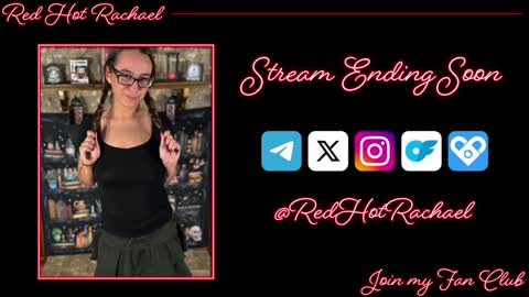 Red Hot Rachael online show from 21, 2, 2025