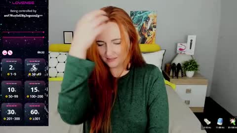 Snapshot of red_naughtyfox chatting on 5, 1, 2025 Lessy Fox online show from 5, 1, 2025