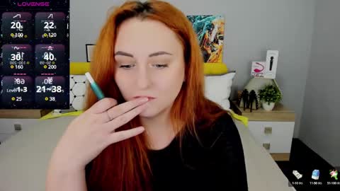 Snapshot of red_naughtyfox chatting on 24, 1, 2025 Lessy Fox online show from 24, 1, 2025