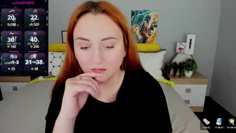 Snapshot of red_naughtyfox chatting on 25, 1, 2025 Lessy Fox online show from 25, 1, 2025