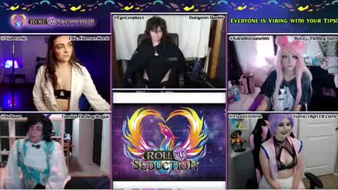 Snapshot of rollseduction chatting on 26, 3, 2026 Roll For Seduction online show from 26, 3, 2026