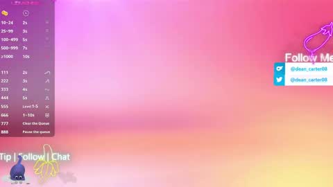 Snapshot of secret_sir chatting on 2, 6, 2026 Dean Carter online show from 2, 6, 2026