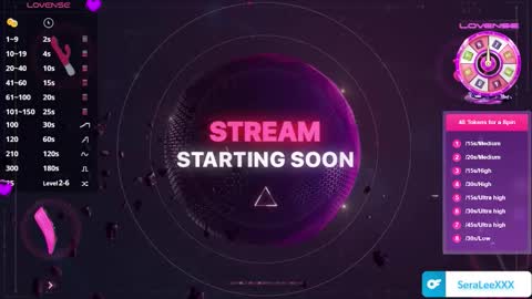 SeraLeeXXX online show from 12, 1, 2026