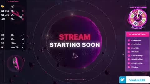 SeraLeeXXX online show from 9, 6, 2026