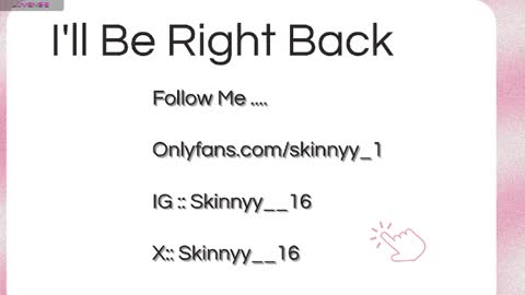 Skinnyy   online show from 9, 5, 2026