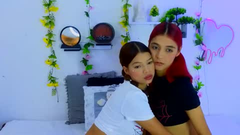 STORMY red hair MARA brown hair.  -------dont forget to follow us online show from 3, 12, 2024