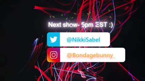 Snapshot of sufferbunny chatting on 17, 1, 2025 Nikki Sabel online show from 17, 1, 2025