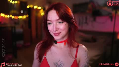 Lika ginger  Jessy blond   online show from 25, 2, 2025