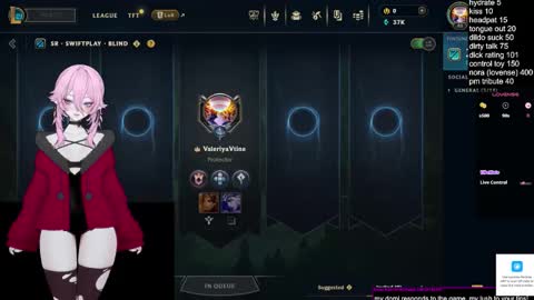 Valeriya Valentine online show from 21, 12, 2025