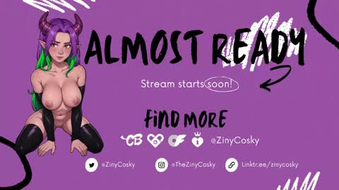 Ziny Cosky online show from 20, 5, 2026