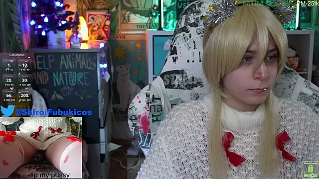 ShiroiFubuki online show from 31, 12, 2024