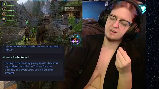 CryptidIndrid online show from 3, 1, 2025