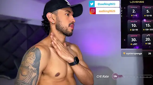 Snapshot of AxelKing1326 chatting on 5, 1, 2025 AxelKing1326 online show from 5, 1, 2025