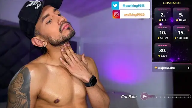 Snapshot of AxelKing1326 chatting on 7, 1, 2025 AxelKing1326 online show from 7, 1, 2025