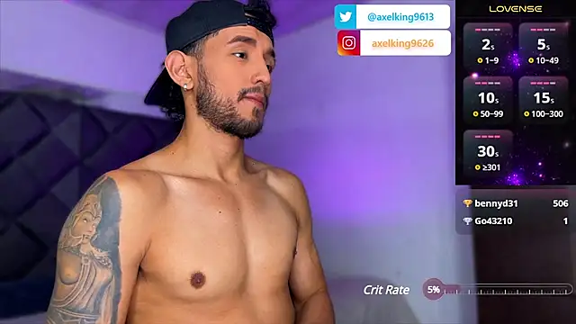 Snapshot of AxelKing1326 chatting on 8, 3, 2025 AxelKing1326 online show from 8, 3, 2025