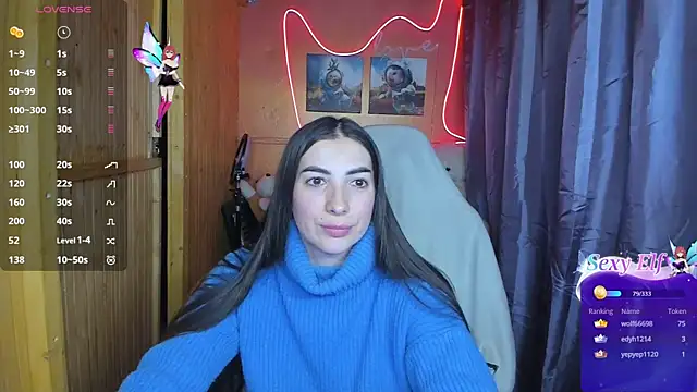 Fiery Brunette  online show from 8, 2, 2025