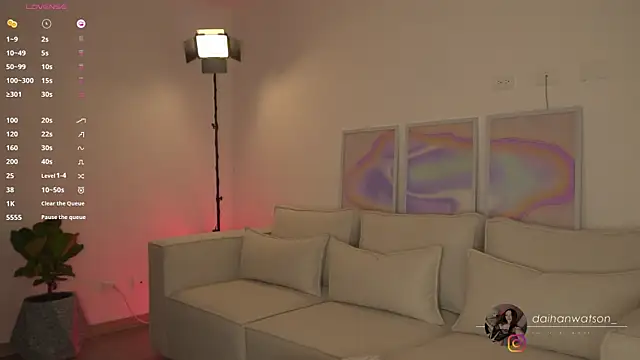 Daihanwatson  online show from 25, 2, 2025