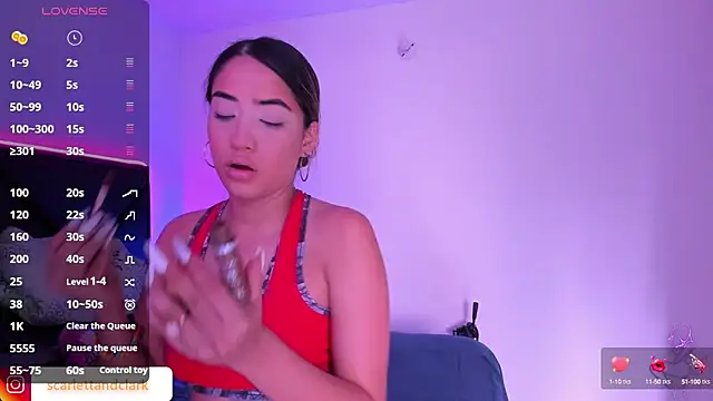 Snapshot of ScarlettAndClark chatting on 6, 3, 2025 ScarlettAndClark online show from 6, 3, 2025