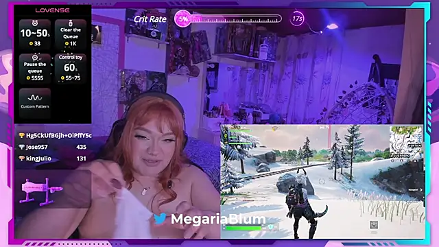 MegariaB online show from 11, 1, 2025