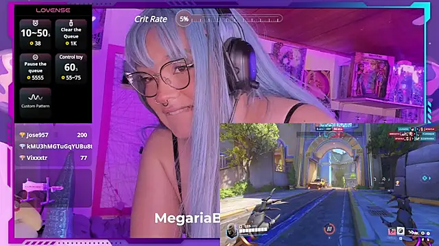 MegariaB online show from 27, 1, 2025