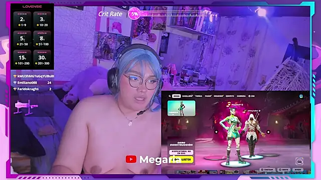 MegariaB online show from 3, 2, 2025