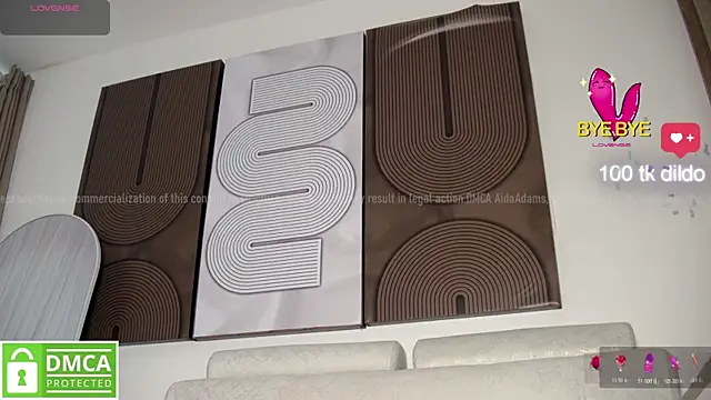 aidaadams online show from 25, 7, 2026